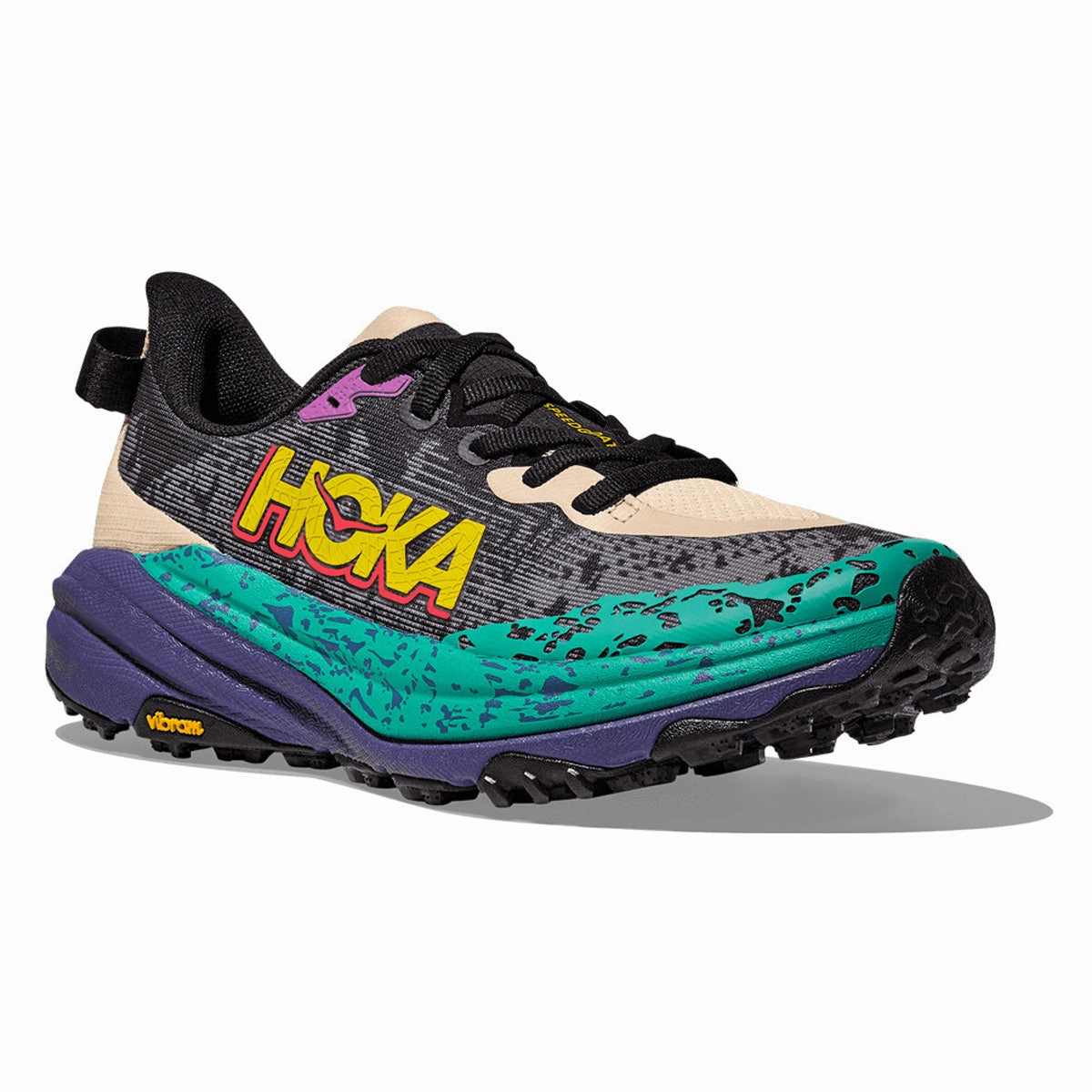 Price Of Shoes In The Philippines Hoka Speedgoat 6 Mens | Oatmeal / Mountain Iris