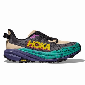 Shoes Sport Chek Hoka Speedgoat 6 Mens | Oatmeal / Mountain Iris