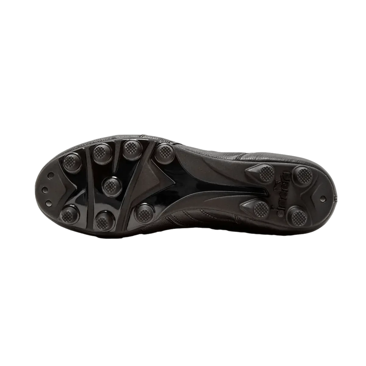 Soccer Cleats No Tie Diadora Brasil Italy OG LT  MDU Firm Ground Soccer Cleats Black