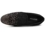 ONYX I ONYX BY BOLANO RHINESTONES I ROSE GOLD Smiley Face Slippers