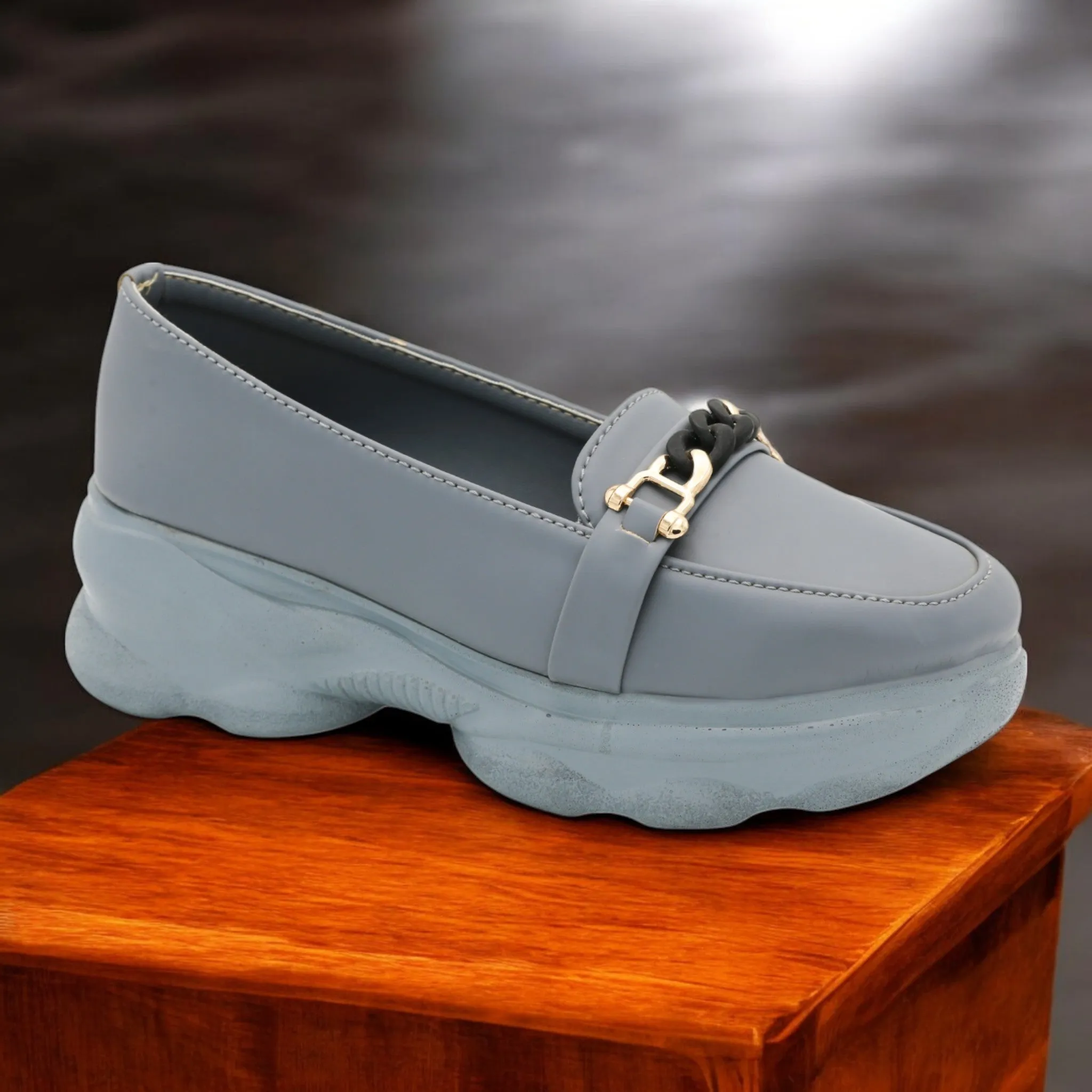 M0495 wedge pump Heeled Lace Up Oxfords