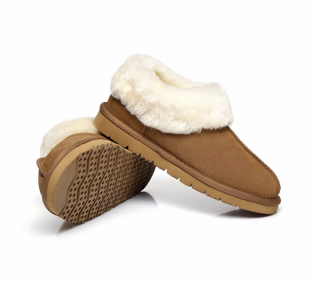 Ramen Slippers Homey Unisex Merino Sheepskin Lining Slippers Ankle Booties