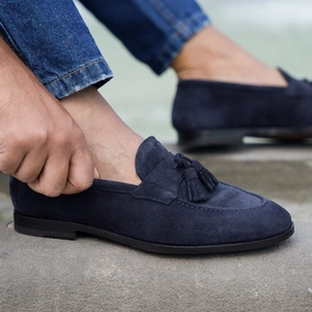 Straccadent Tassel Suede Loafers