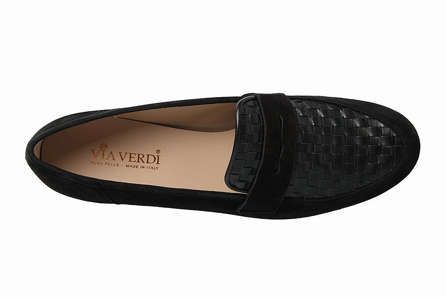 VIA FLICKER Loafers With Tiger