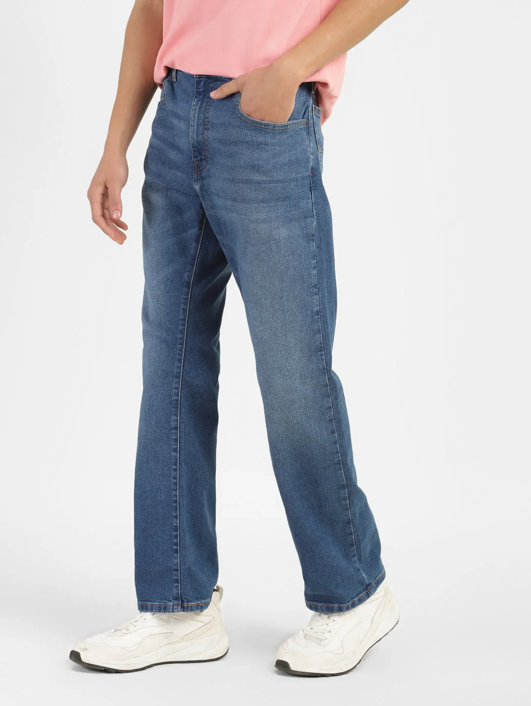 Boots Of Spanish Leather Men's 517 Blue Bootcut Fit Mid Rise Jeans