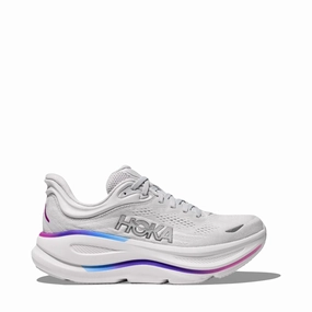 Description Hoka Women's Bondi 9 Sneaker in Cosmic Grey/White