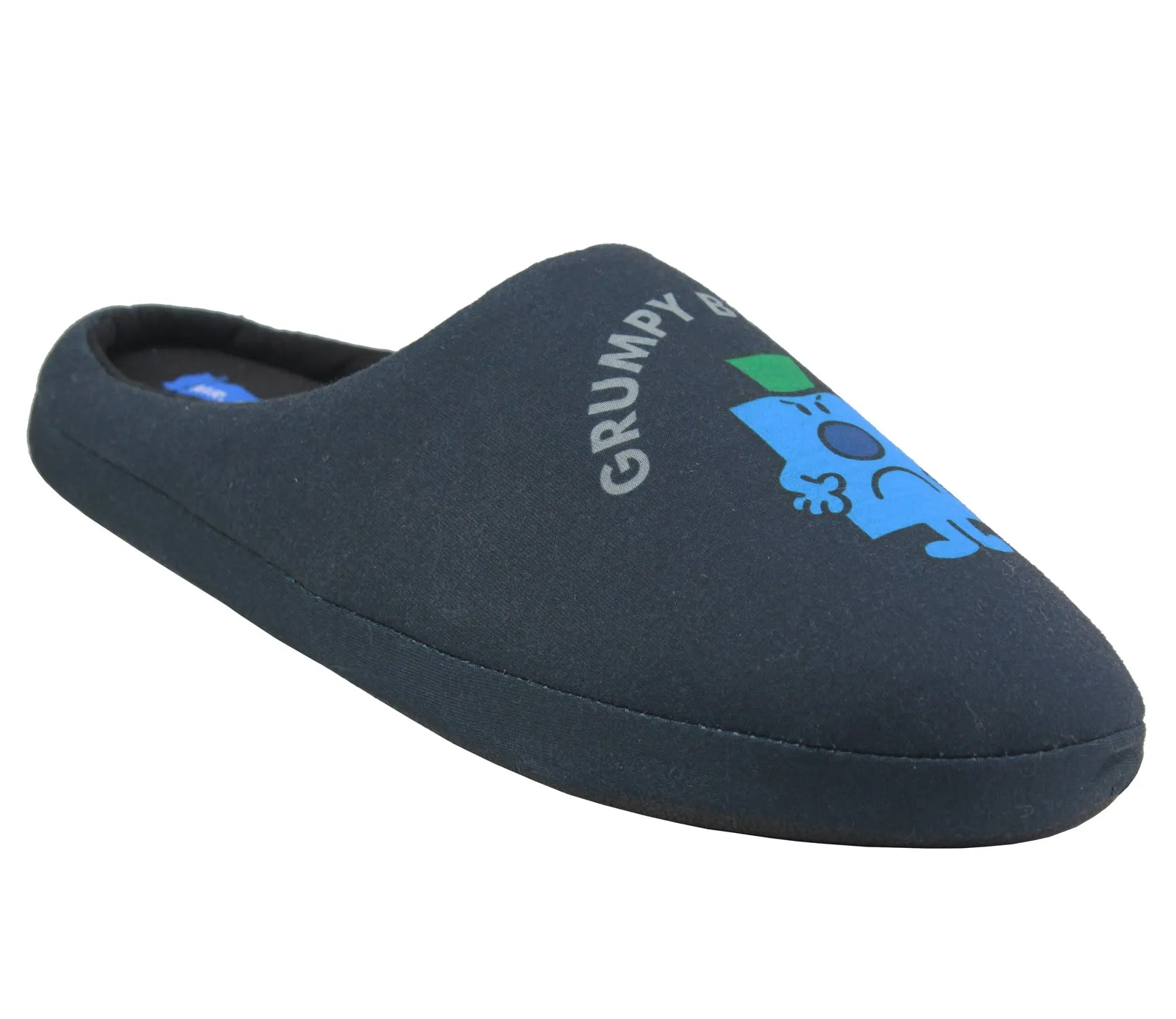 Hello Kitty Slides MR GRUMPY Mens Mr. Men Mule Slippers