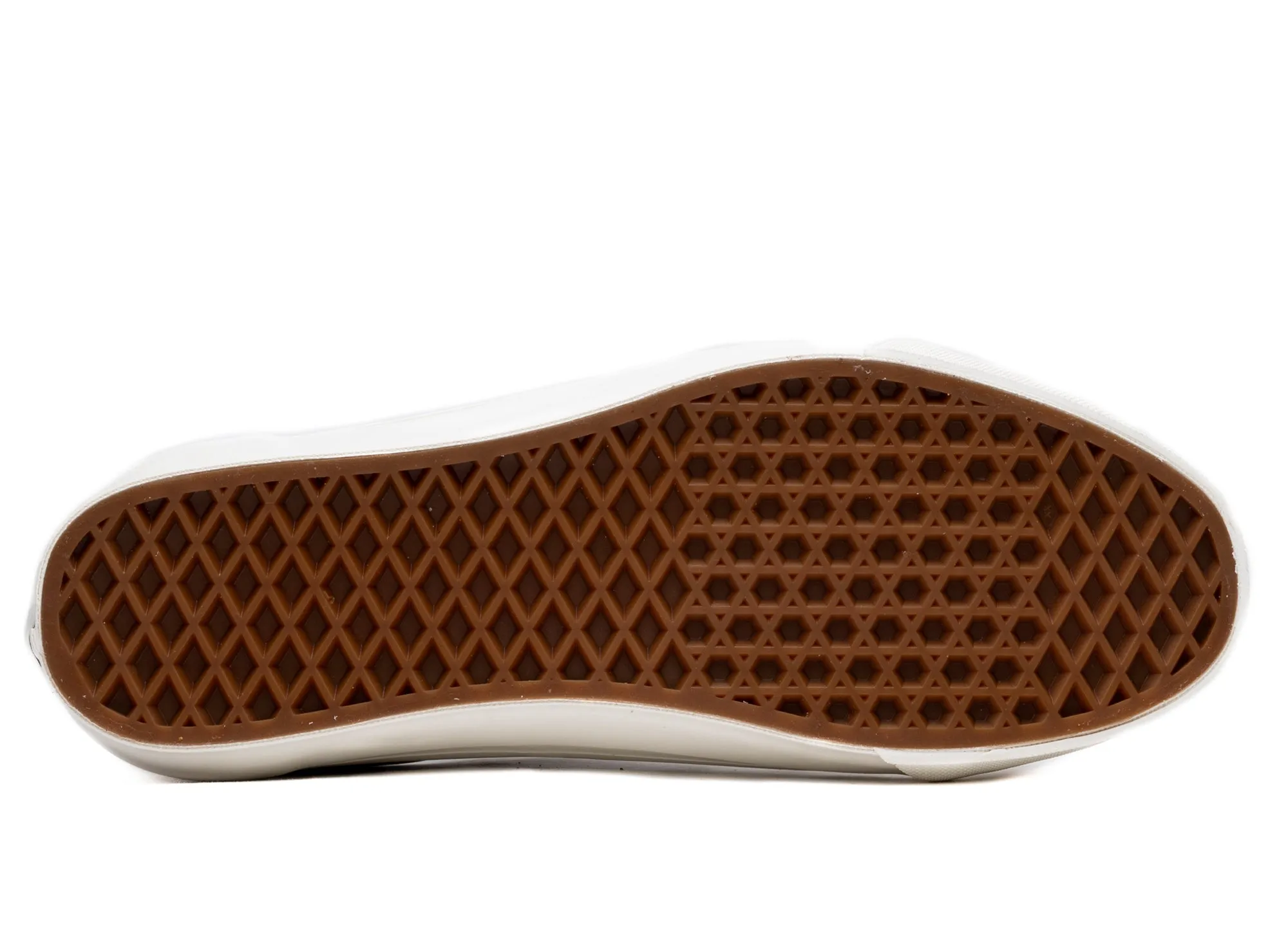 Vans LX Old Skool in Antique White Leather Lace Up Flat Shoes