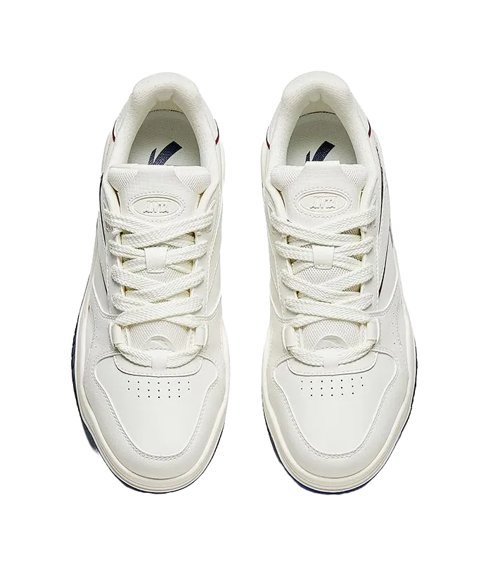 Anta Wave 3 Breathable Low top Skateboard Shoes Men's White Blue Doc Martens Keith Casual Shoes