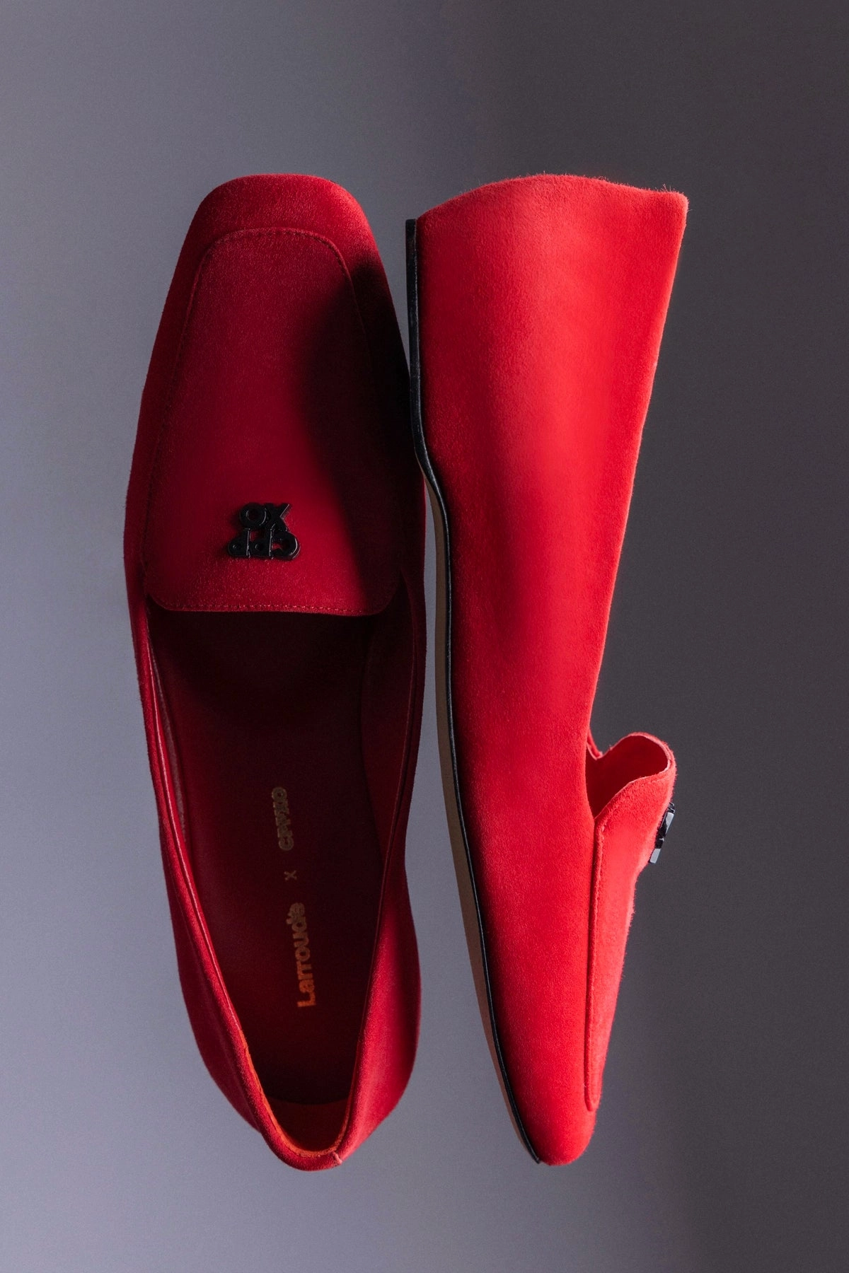 Larroud x CPPXO Loafer In Scarlet Leather Del Toro Loafers