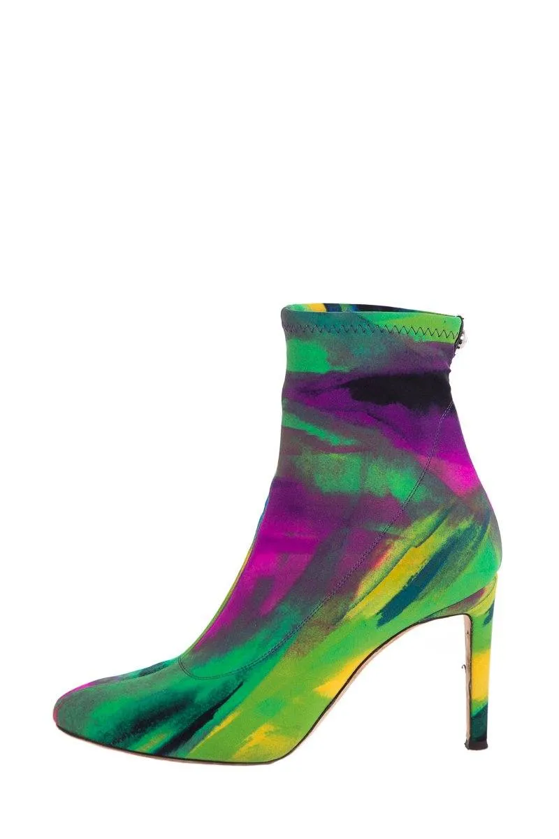 Boots Military Giuseppe Zanotti Multi Tie-Dye Sock Boots SZ 37