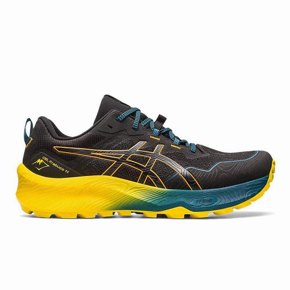 Men's Asics GEL-Trabuco 11, Black/Sandstorm, 9 D Medium Best Asics Shoes For Treadmill