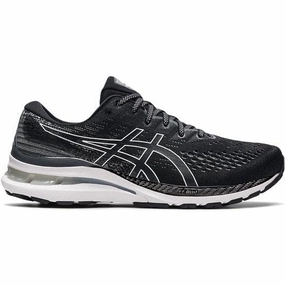 Men's Asics Gel-Kayano 28, Black/White, 13 2E Wide Asics Walking Shoes Gore Tex
