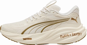 Puma Magnify Nitro 3 X SAYSKY Womens Running Shoes - Cream Puma Yogini Luxe Shoes