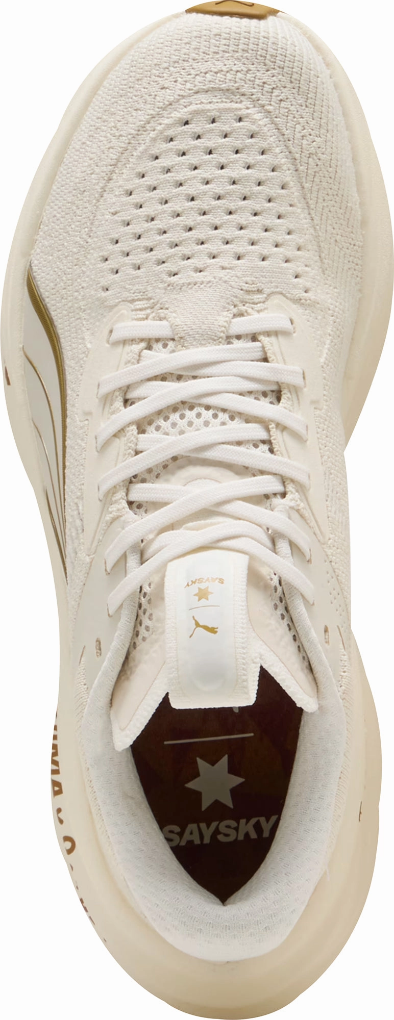 King Puma Shoes Puma Magnify Nitro 3 X SAYSKY Womens Running Shoes - Cream