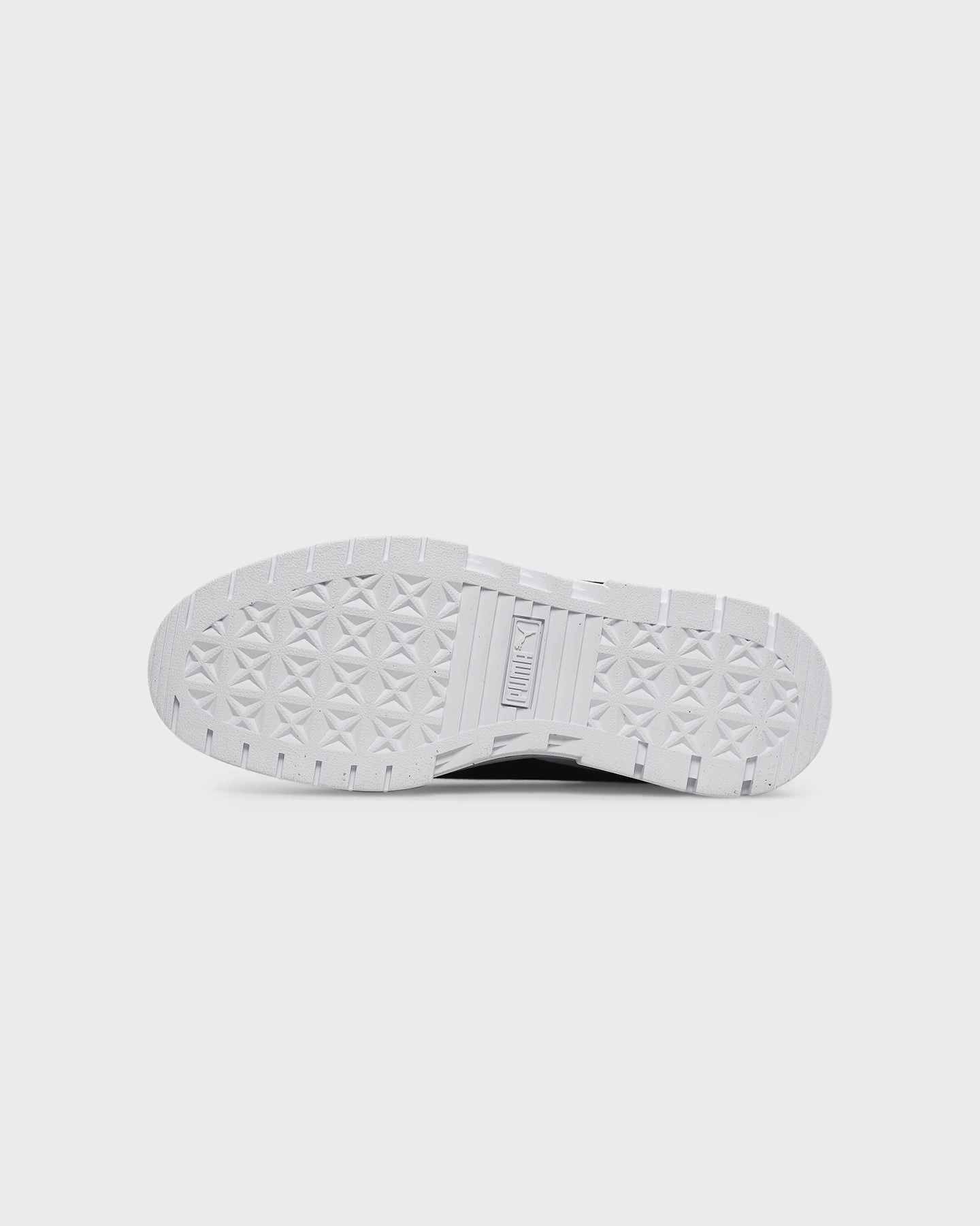 Puma Women's Mayze Leather White/Black Shoes With Laces With Words Puma