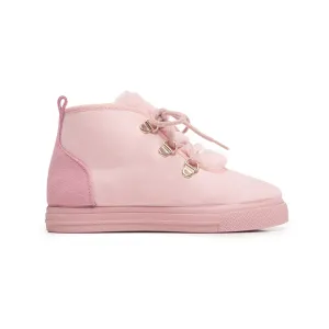 Amy Girls Pink Handcrafted Boot With Non Slip Rubber Sole For School And Special Occasions Cloud Boots
