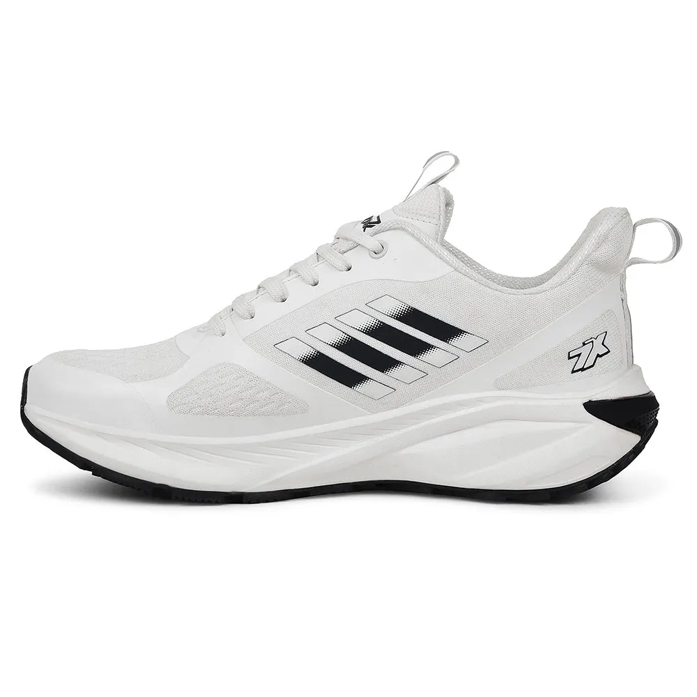 Running Shoes London Store Leap7x White Sports Lacing Running Shoes For Men RUNNY-1E By Liberty