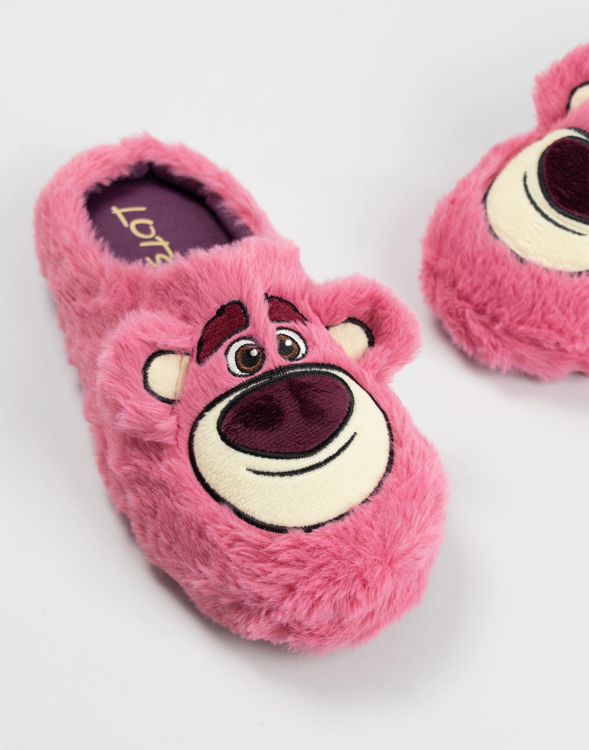 Disney Pixar Toy Story Lotso Womens Pink Mule Slippers Martini And Slippers
