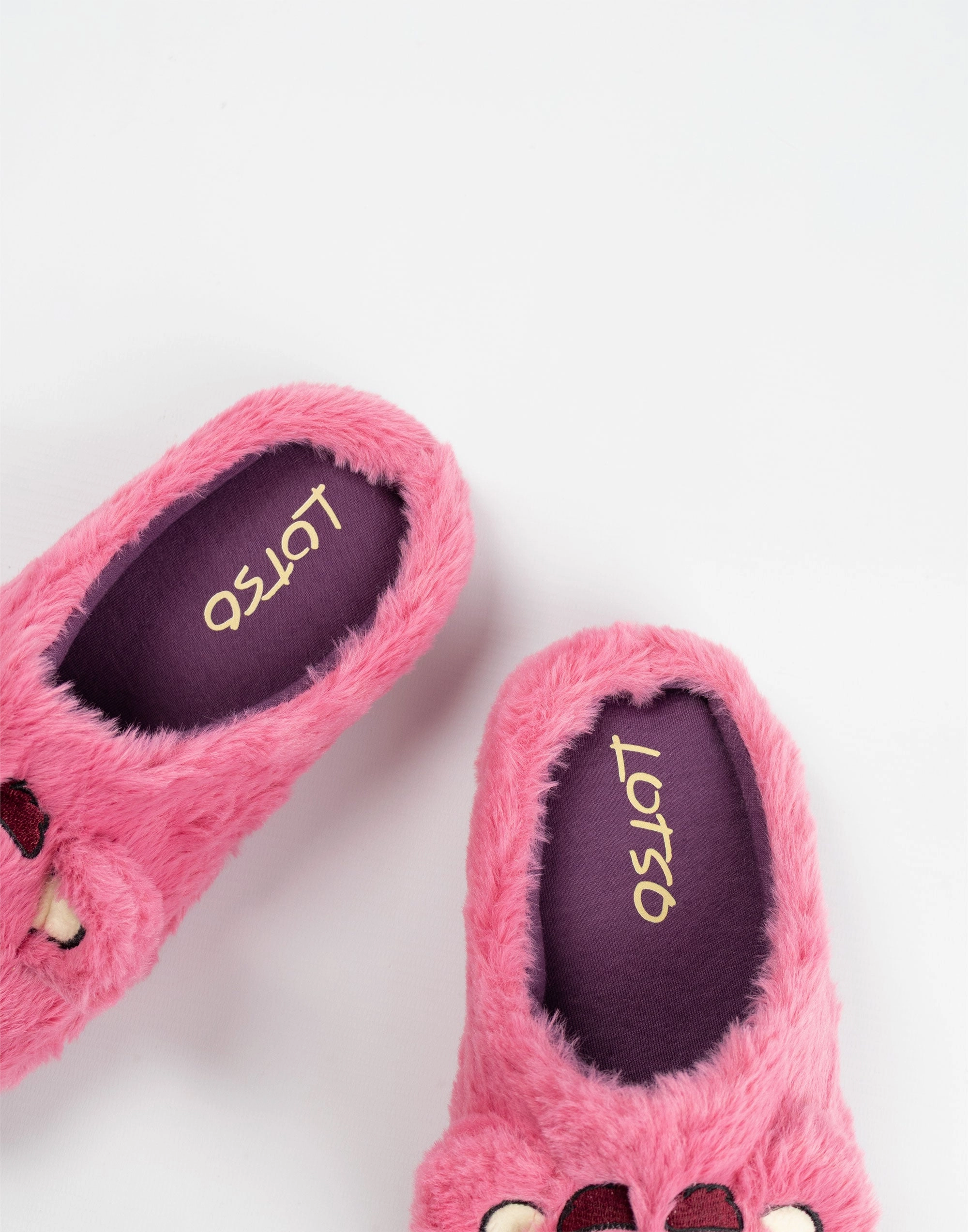 Disney Pixar Toy Story Lotso Womens Pink Mule Slippers Pool Slides Shoes