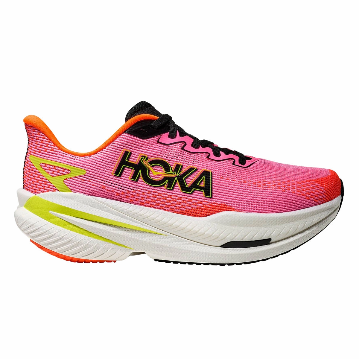 Shoes For Hammer Toes Hoka Mach X 3 Womens | Neon Rose / Neon Tangerine