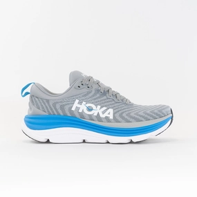 Cheapest Shoes Hoka Gaviota 5 Wide (Men's) - Limestone/Diva Blue