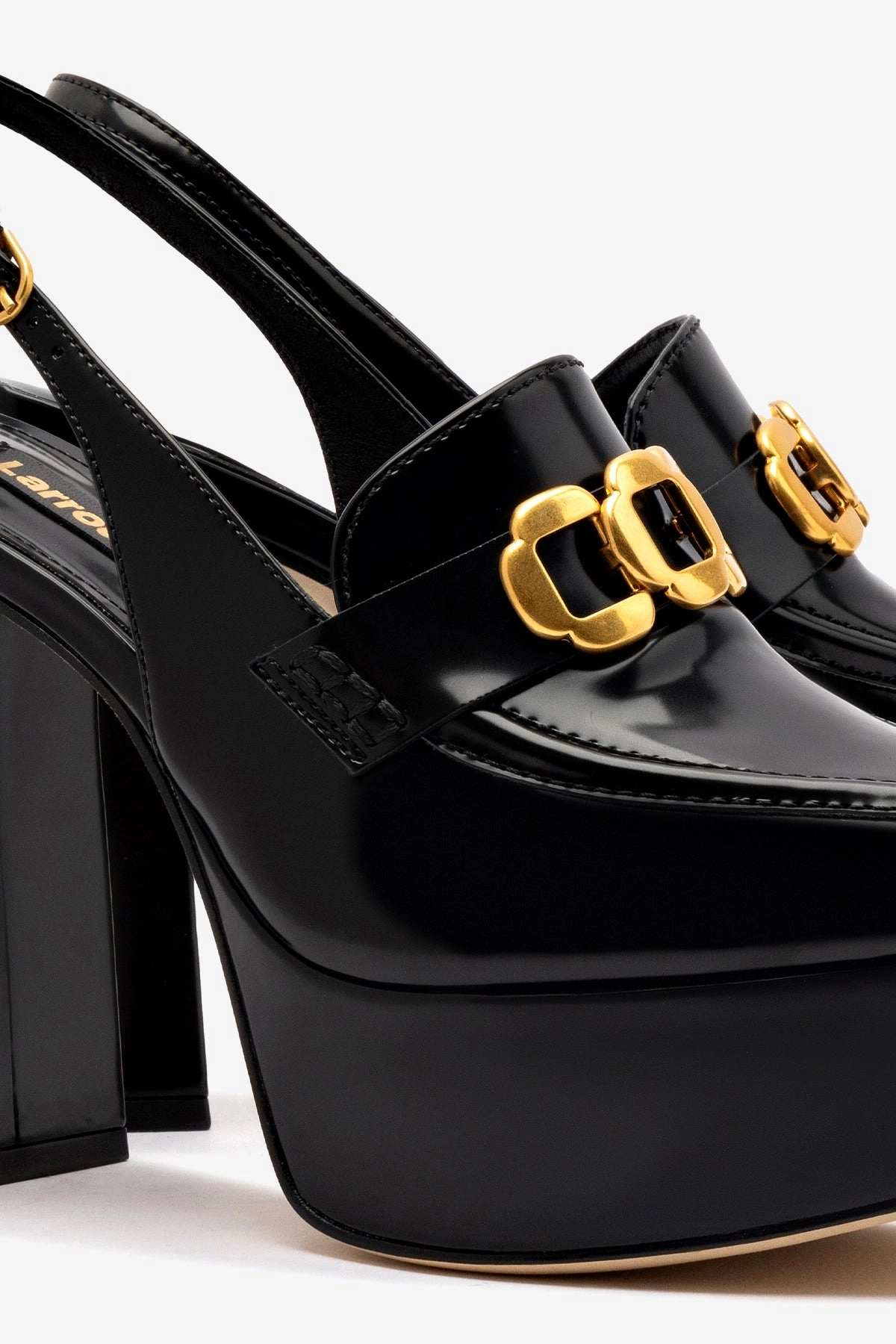 Harrington Loafer Hi In Black Box Leather Light In Your Loafers