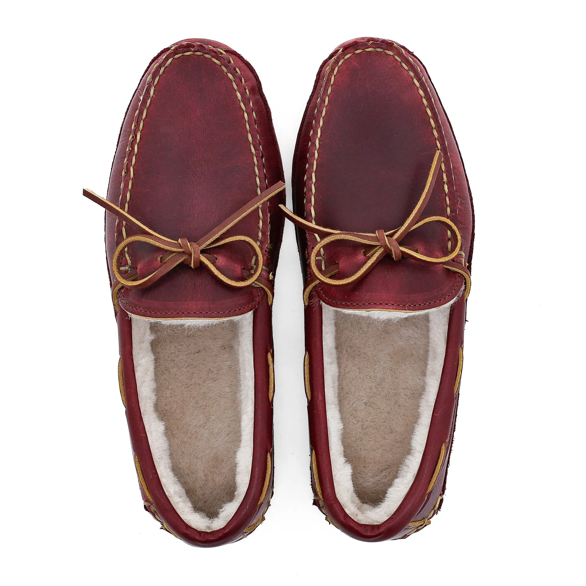 Birkenstock Shearling Slippers Women's Freeman Slipper - Burgundy