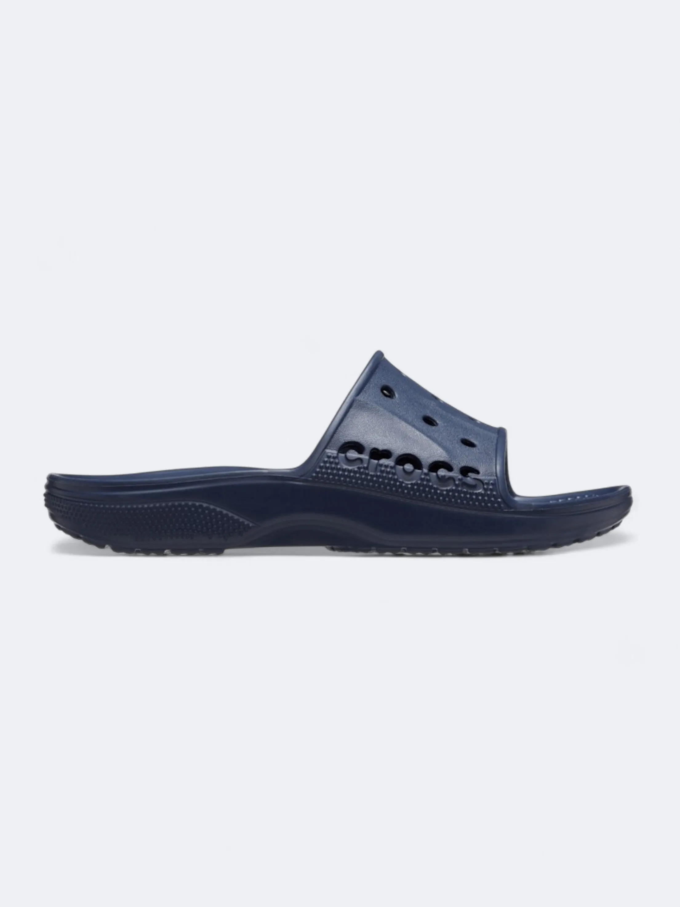 Men's Textured Baya Slide Slippers,Navy Slippers That You Can Wear Outside
