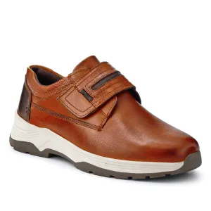 Spring Shoes Casual Wide-Fitting Casual Shoes - CALEB / 326 960 - Cognac