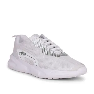 Trail Vs Road Running Shoes Force 10 By Liberty Men ZURIK-EB White Sports Lacing Shoes