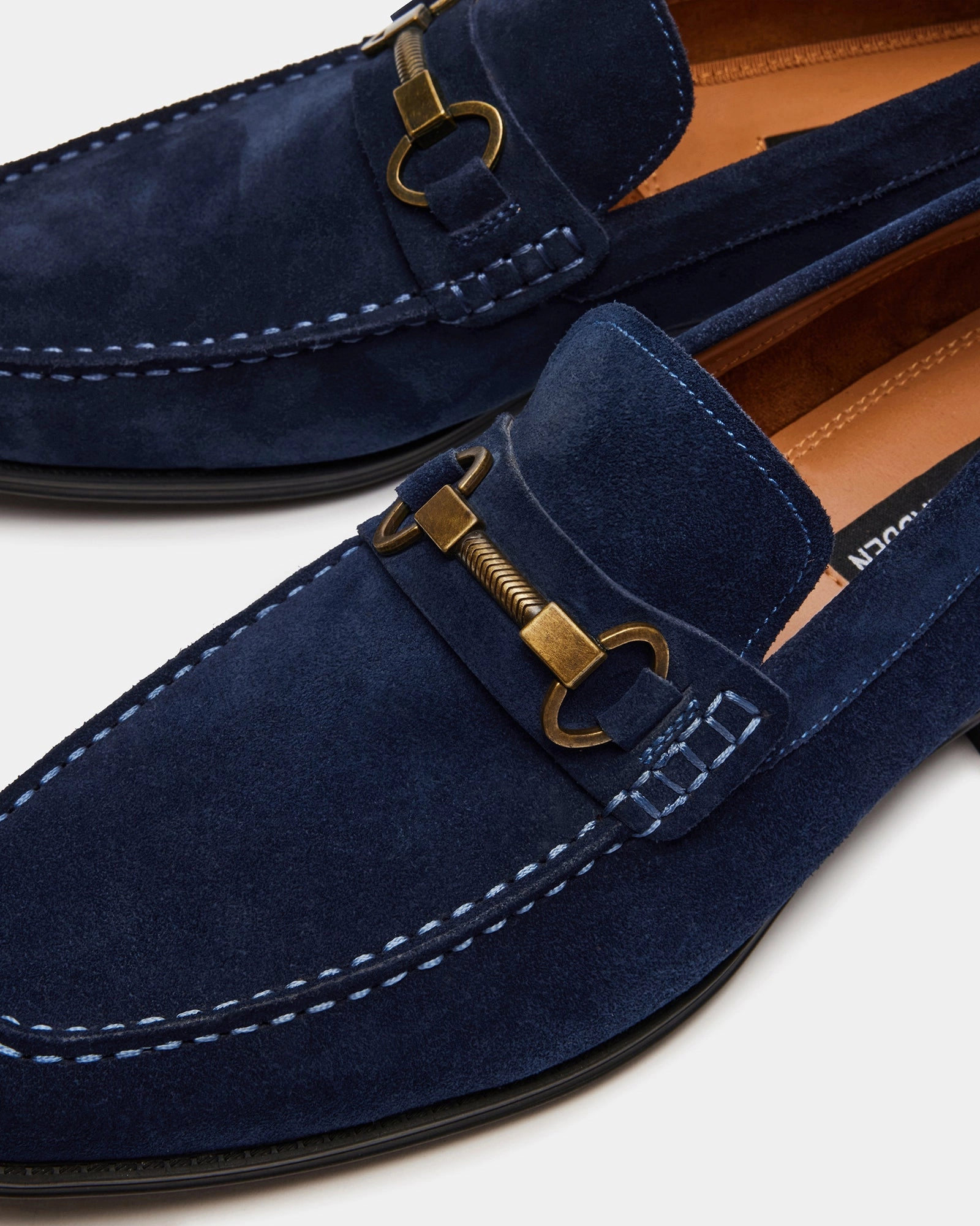 GADDIS NAVY SUEDE - SM REBOOTED Leather Sole Loafers