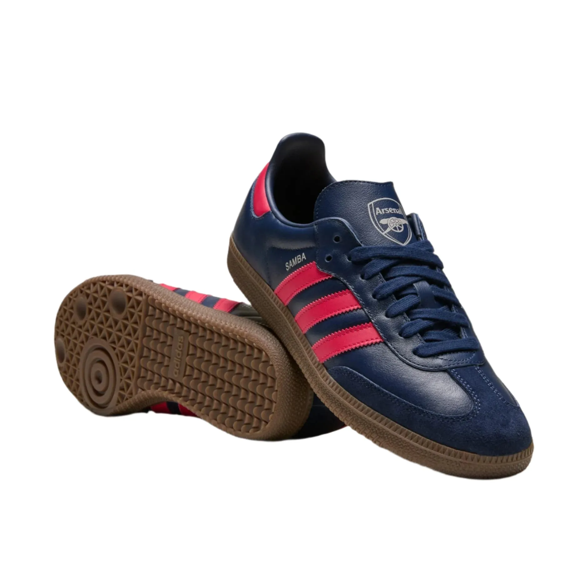 Best Soccer Cleats In The World adidas Arsenal Samba Indoor Soccer Shoes (Indigo/Red/Gum)