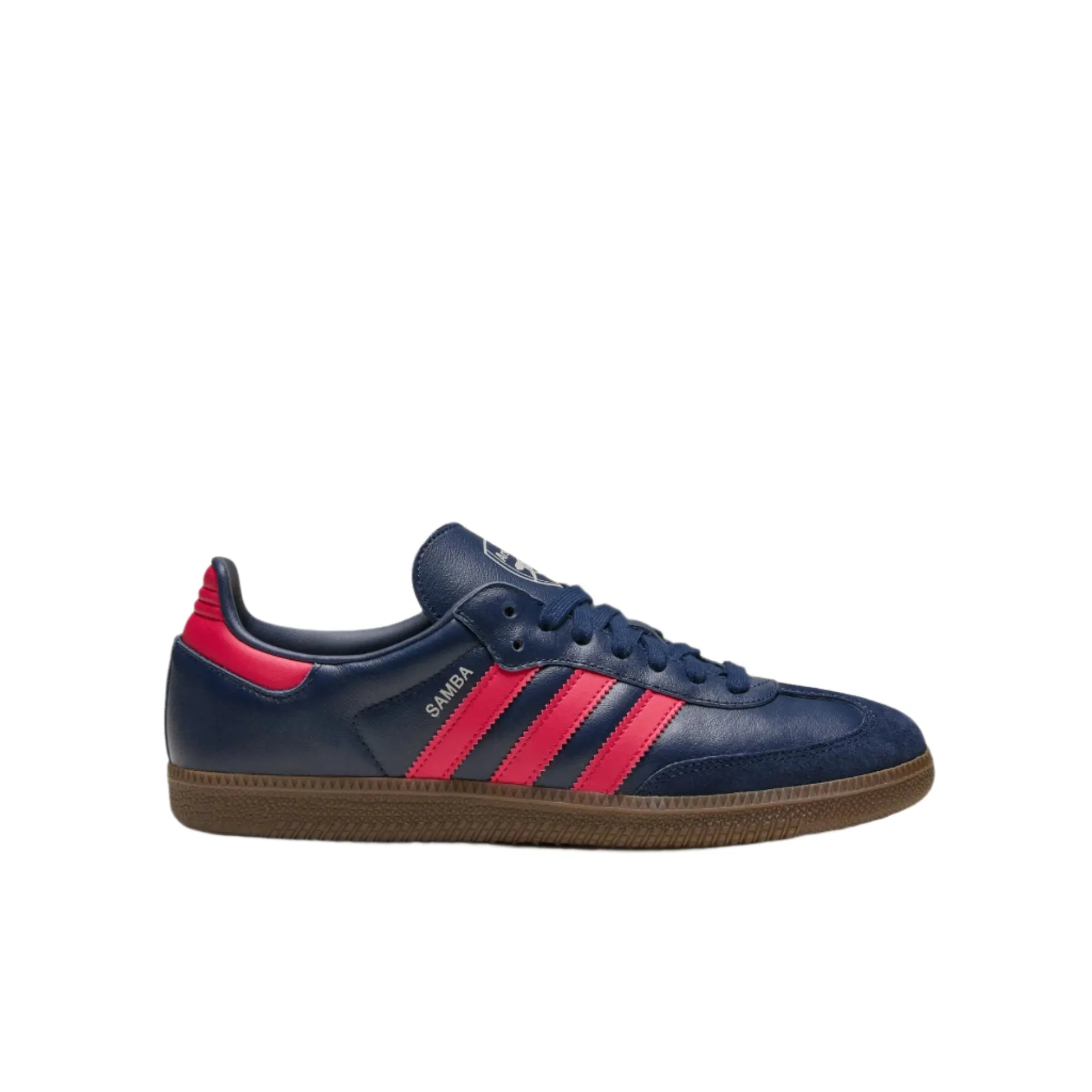 adidas Arsenal Samba Indoor Soccer Shoes (Indigo/Red/Gum) Soccer Cleats F50 Elite
