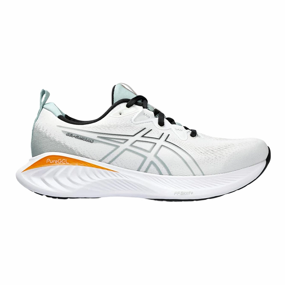 Men's Asics Gel-Cumulus 25, White/Black, 8.5 D Medium Asics Split Second Wide Wrestling Shoes