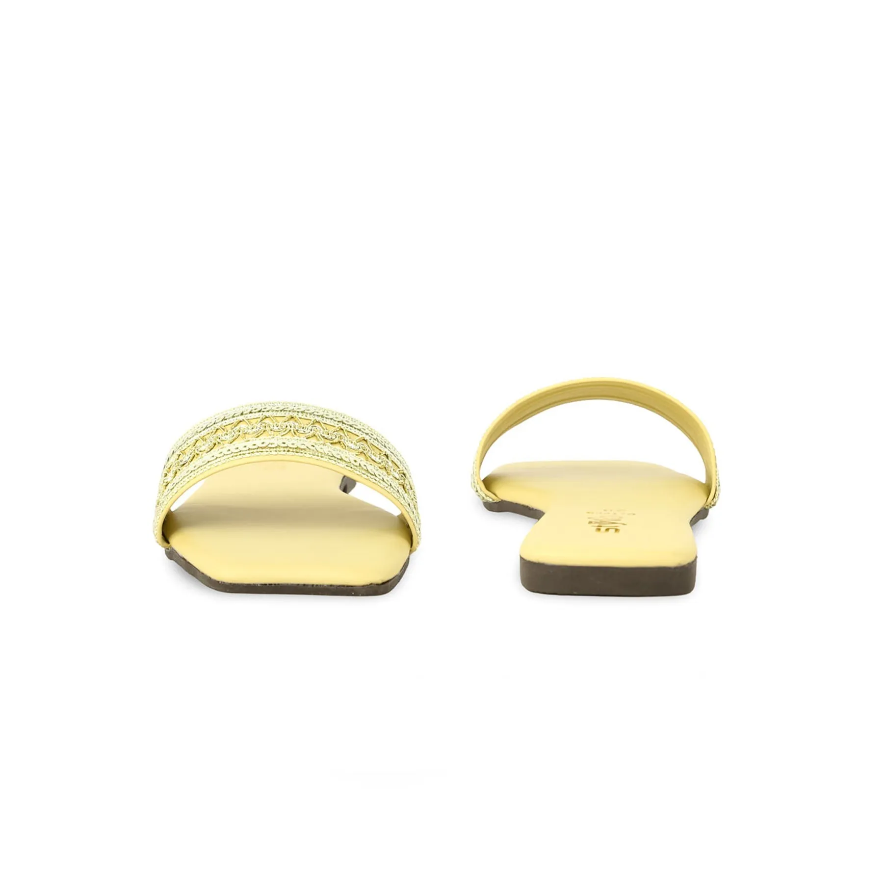 Posee Slippers Golden Casual Slipper CL1908