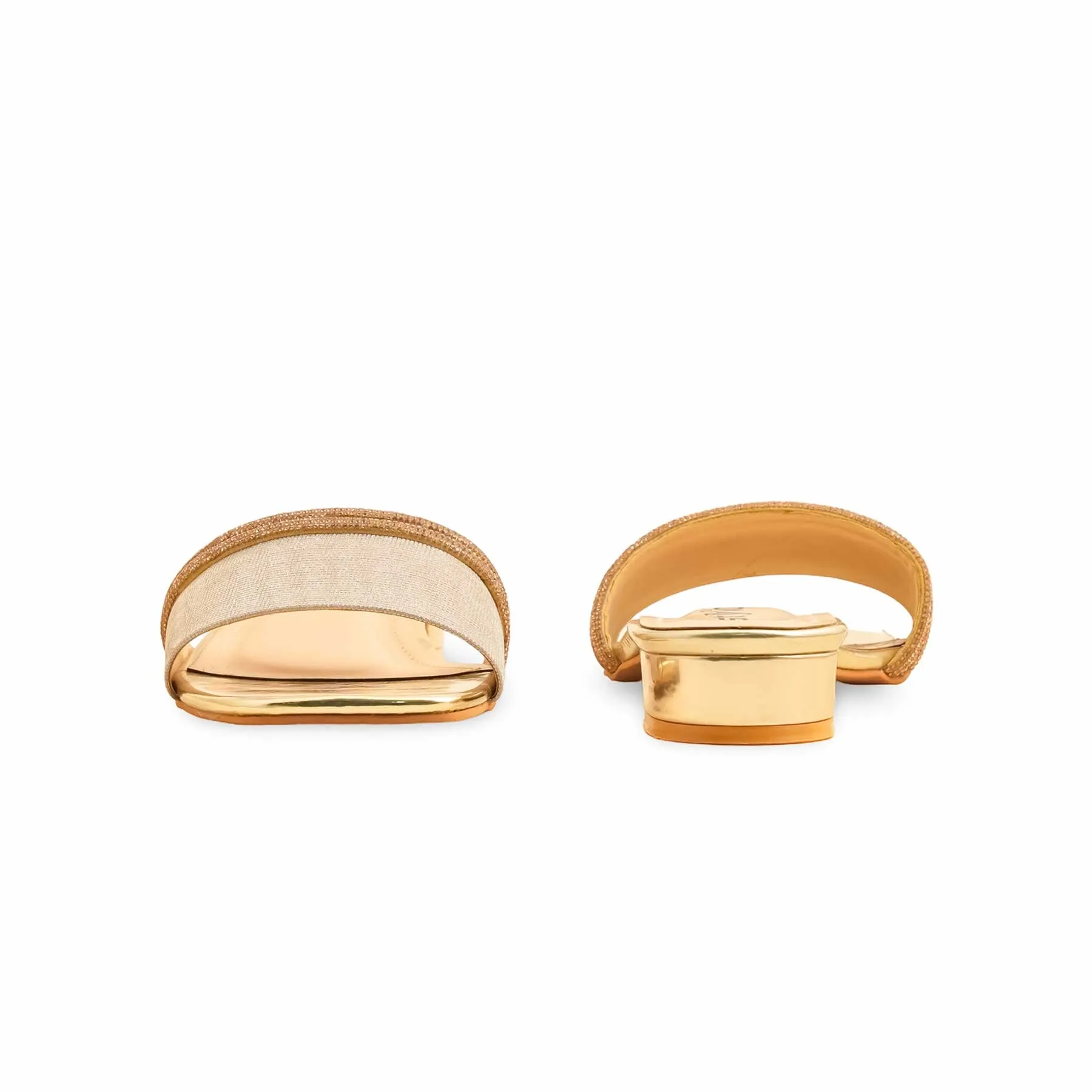 Clloe Slippers Golden Fancy Slipper LFN714