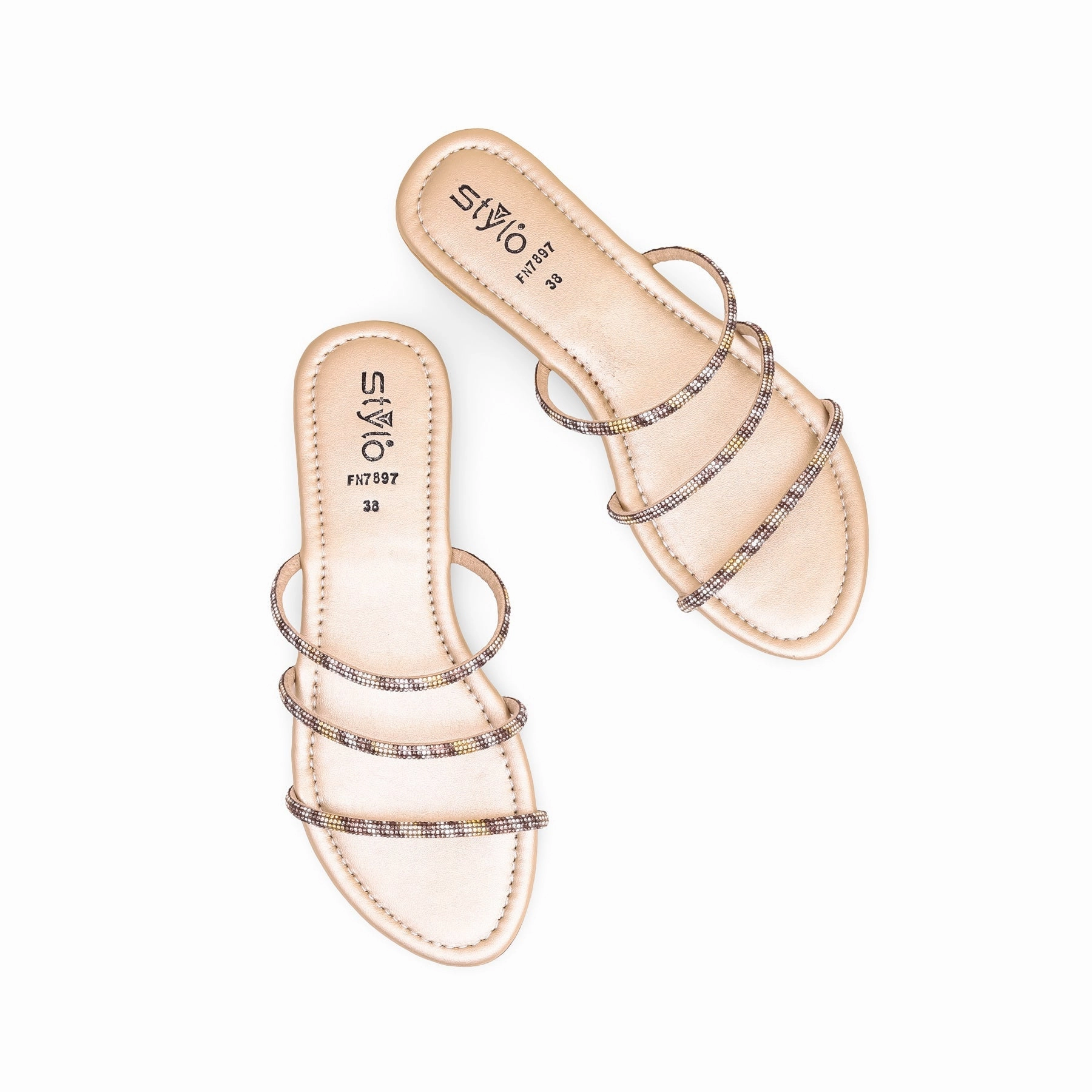 Fuzzy Outdoor Slippers Golden Fancy Slipper FN7897