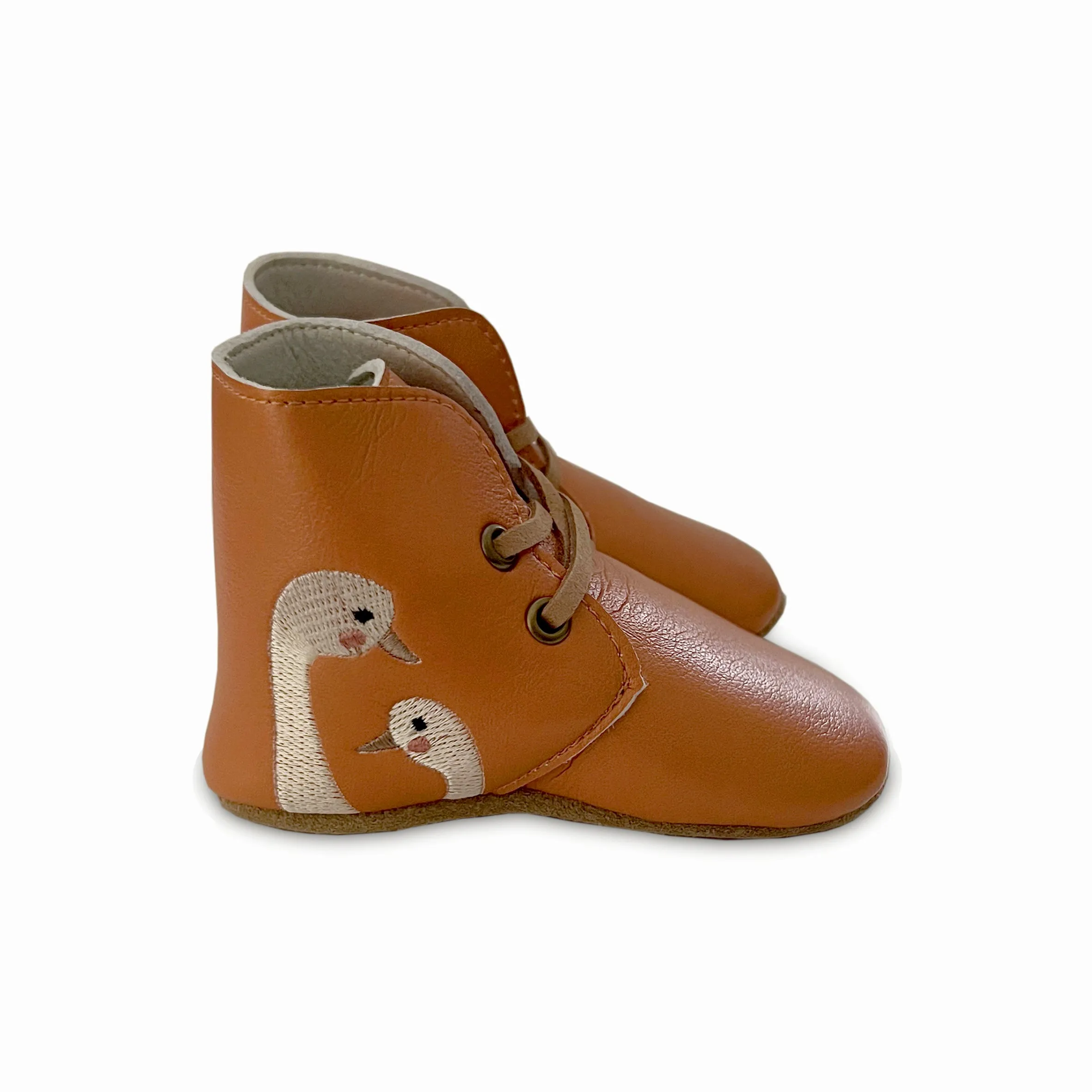 Goose Booties - Tan Nonslip Boots