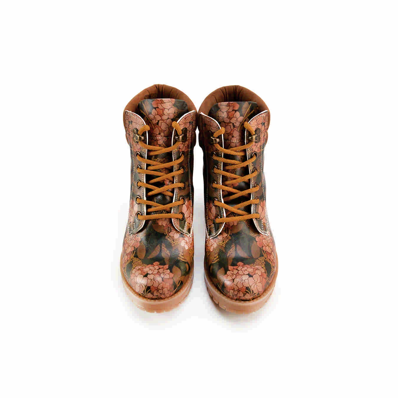 Short Boots KAT128 Brown Tall Boots