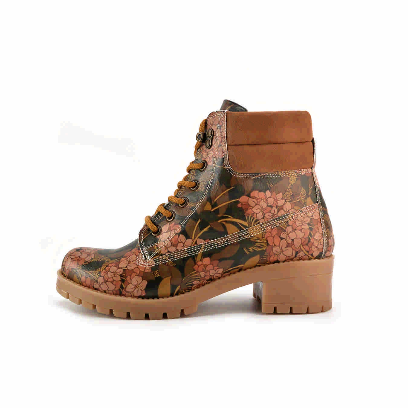 Short Boots KAT128 High Boots With Low Heel