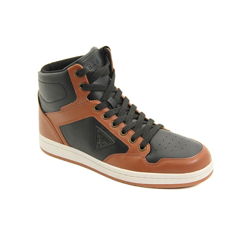 Shiny Patent Leather Oxfords Guess Men's Luny High-Top SHOES GUM116