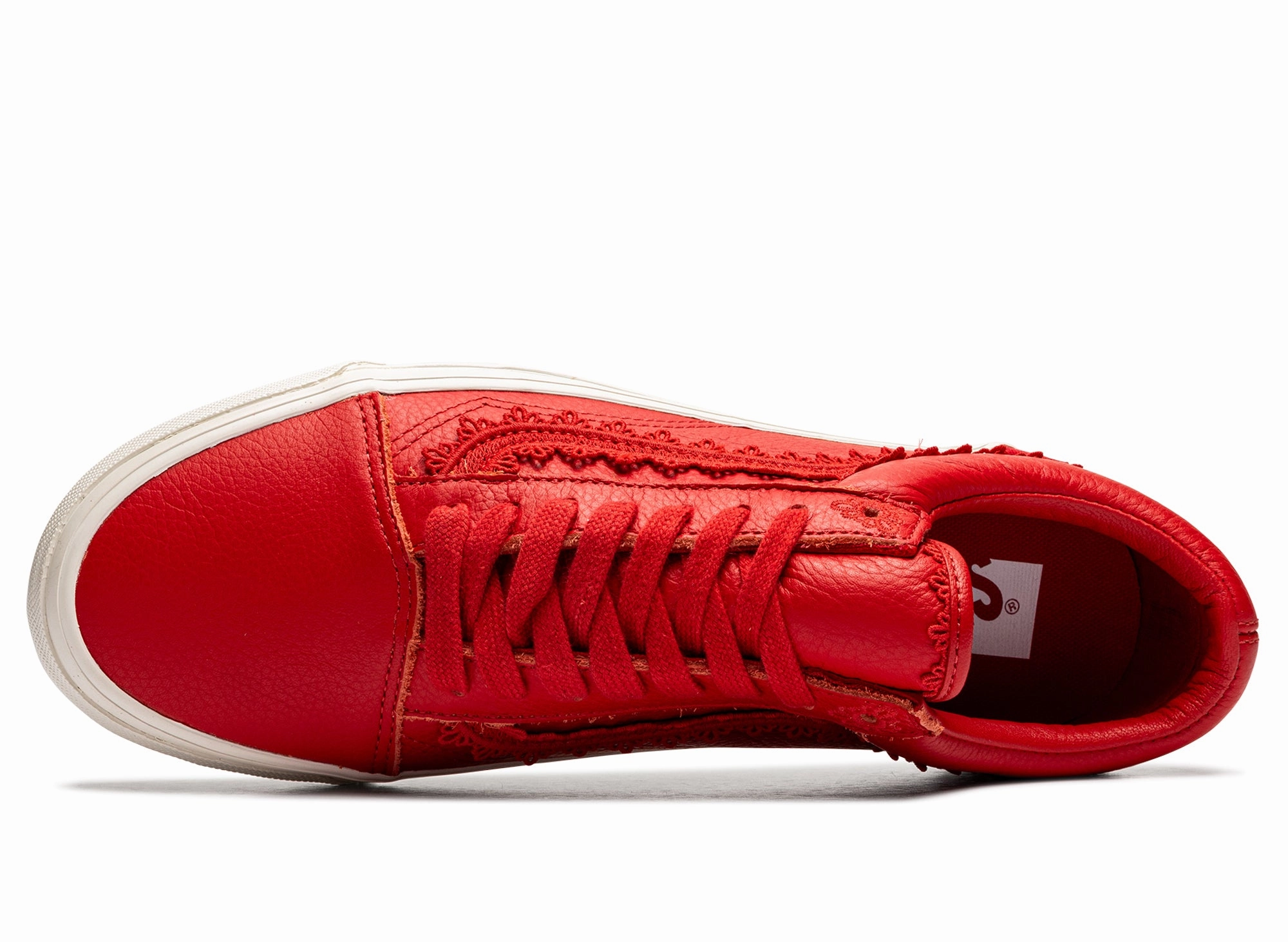 Coloured Brogues Ladies Vans LX Old Skool Chou Chou in Racing Red