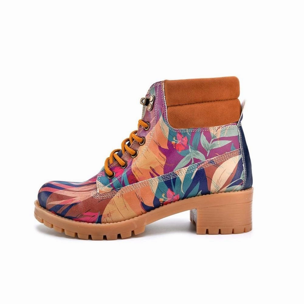 Lace Up Combat Boots Short Boots KAT130