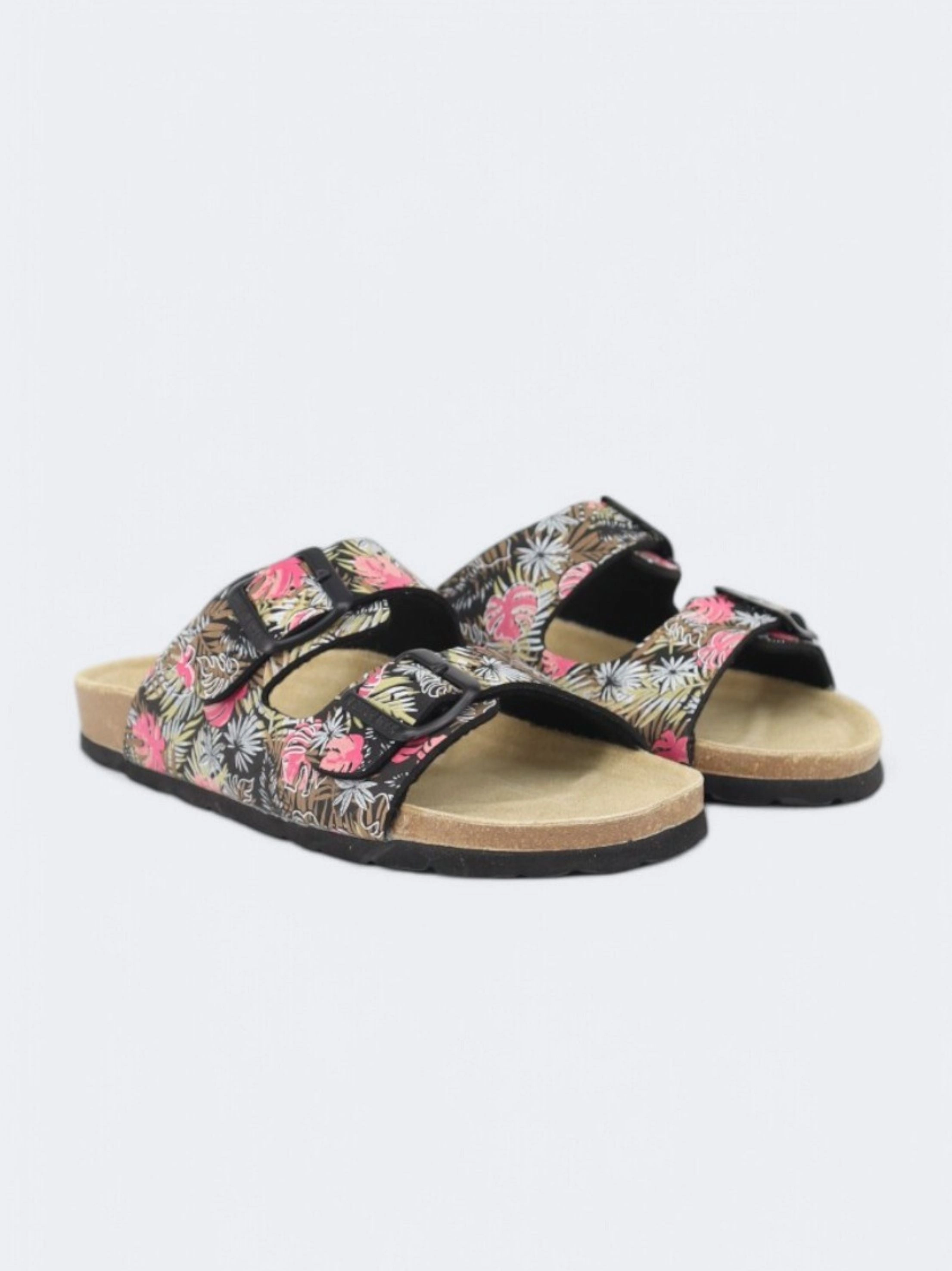 Women's Tropical Printed Slippers,Multi Pretty Slippers