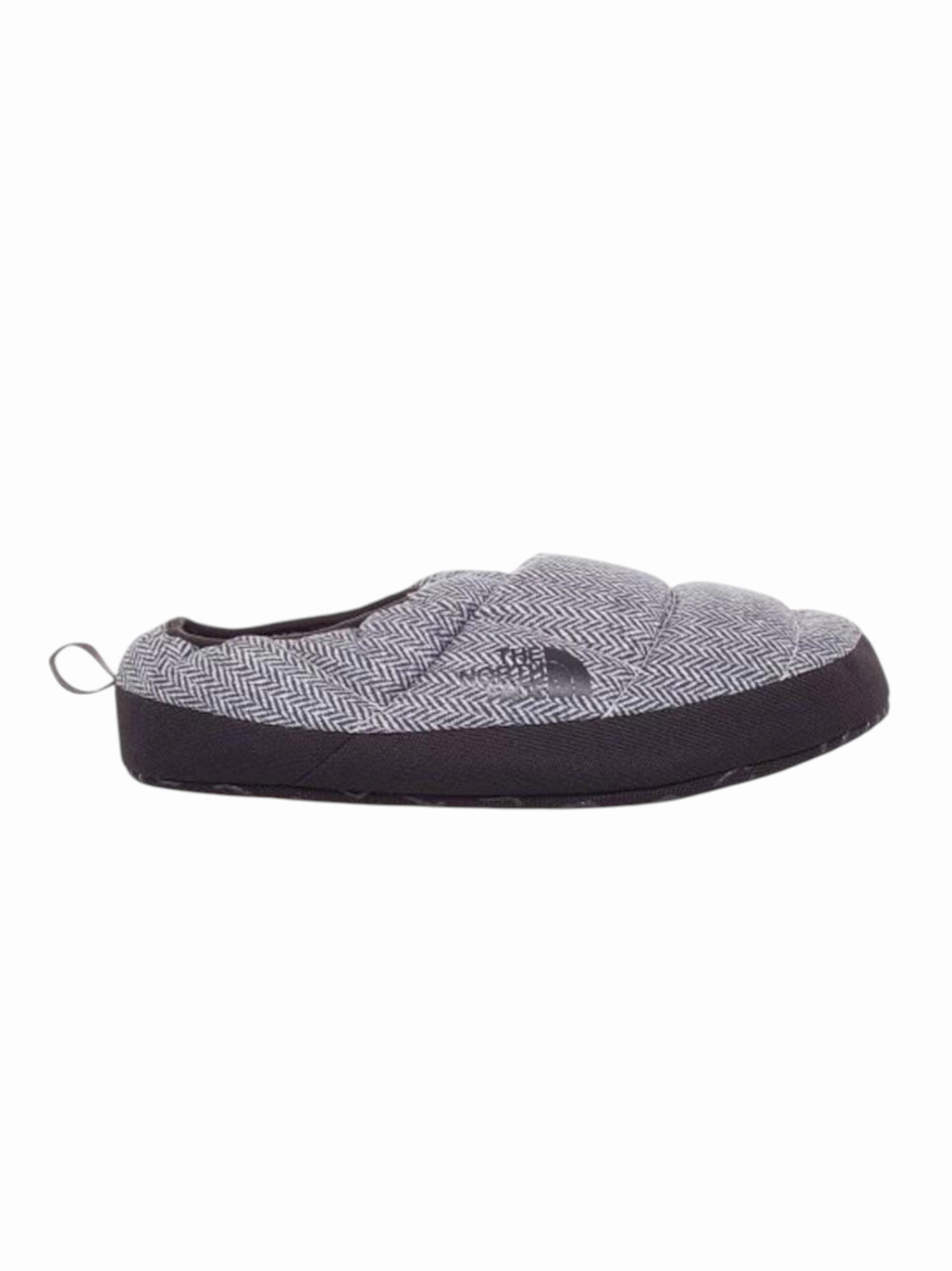 Plane Slippers Men's Heather Quilted Slippers,Grey/Black