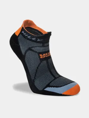 Running Shoes With Laces Hilly Marathon Fresh Socklet | Black/Orange | Men