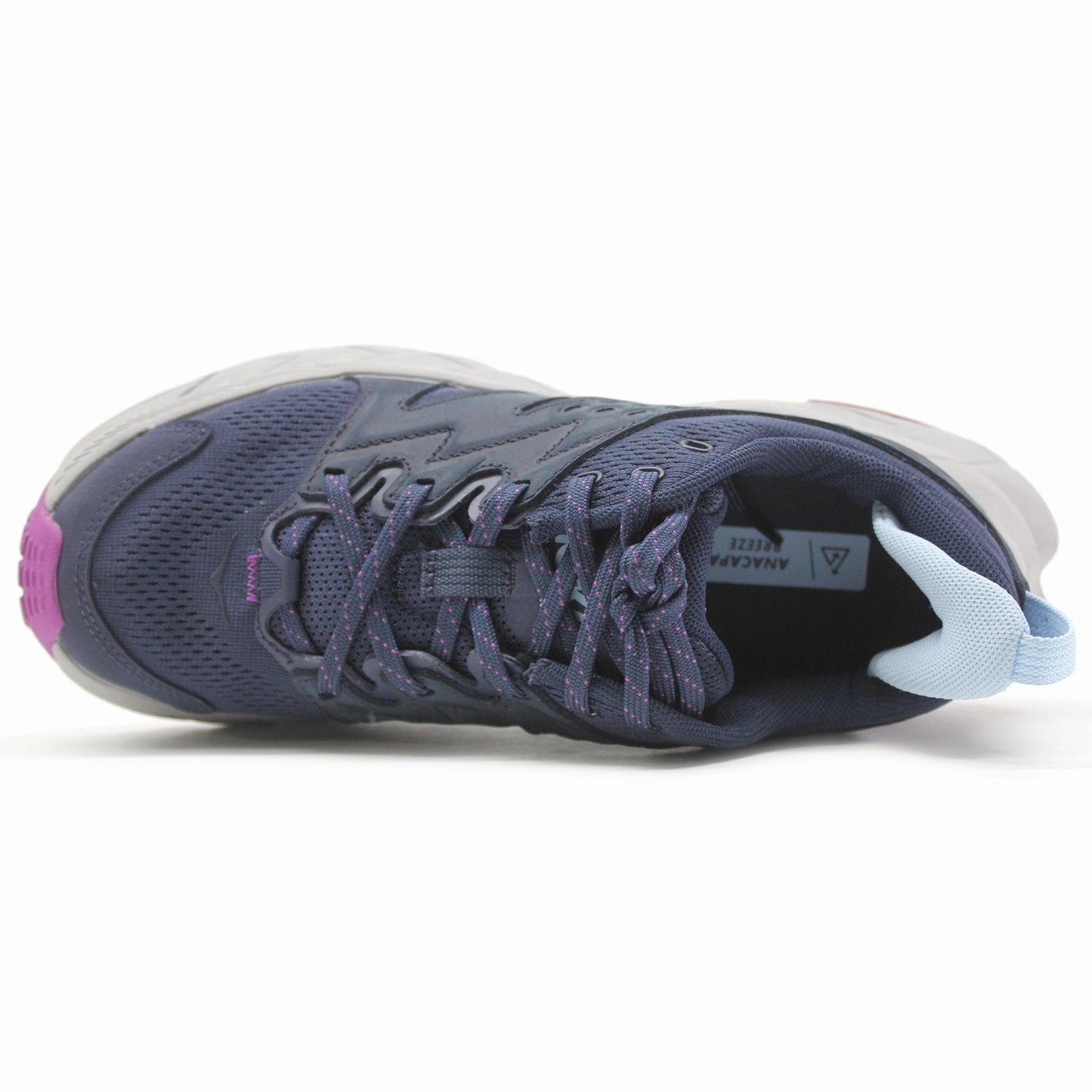 Commercial Hoka Anacapa Breeze Low Textile Synthetic Women's Outer Space Harbor Mist Low Top Trainers - UK 4 - US 5.5 Women - EU 36 2/3