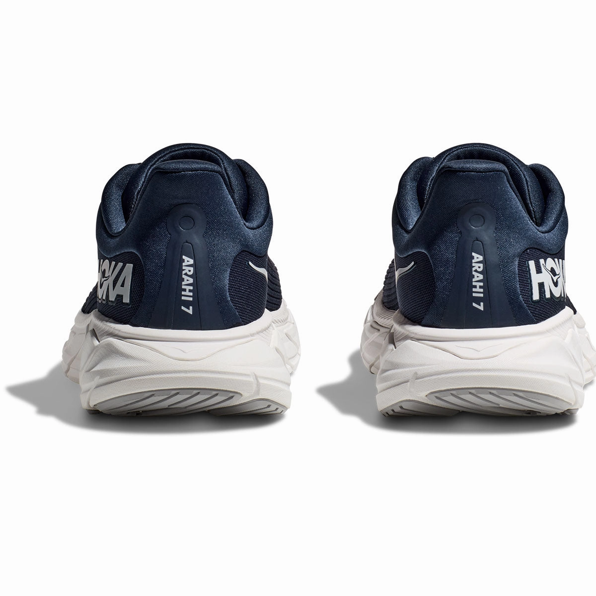 Hoka Arahi 7 Wide Fit Running Shoes - Mens - Outer Space/White Best Shoes For Plantar Fasciitis