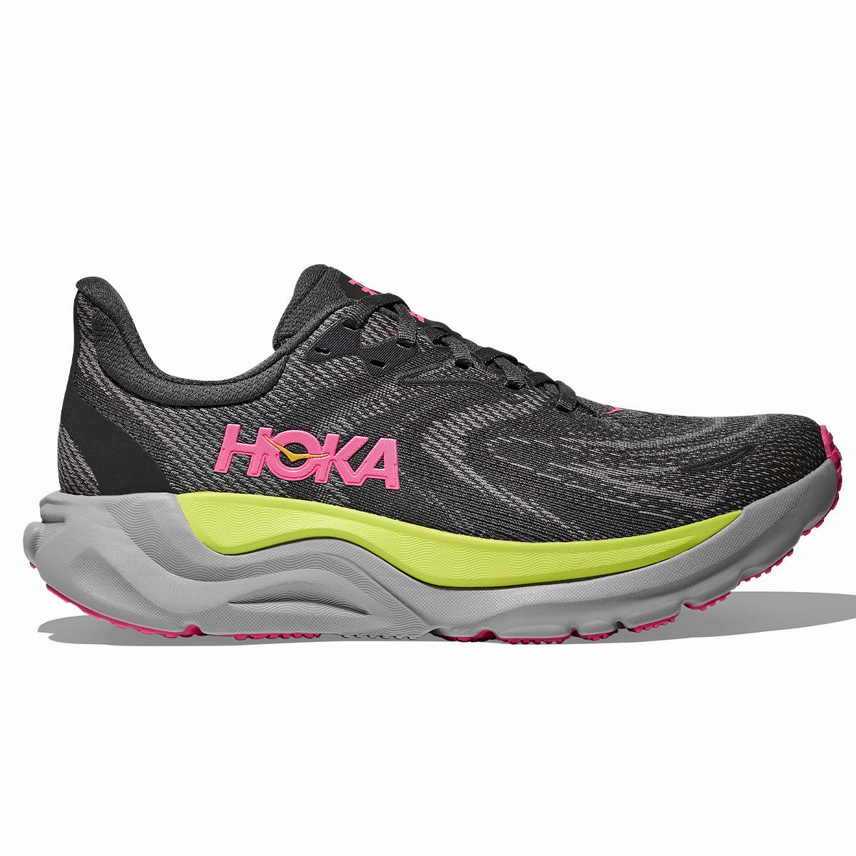 Hoka Arahi 8 Womens | Charcoal Grey / Grey Skies Shoes Harry Styles